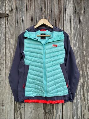 Helly Hansen Verglas Light Jacket dark blue turquoise size medium